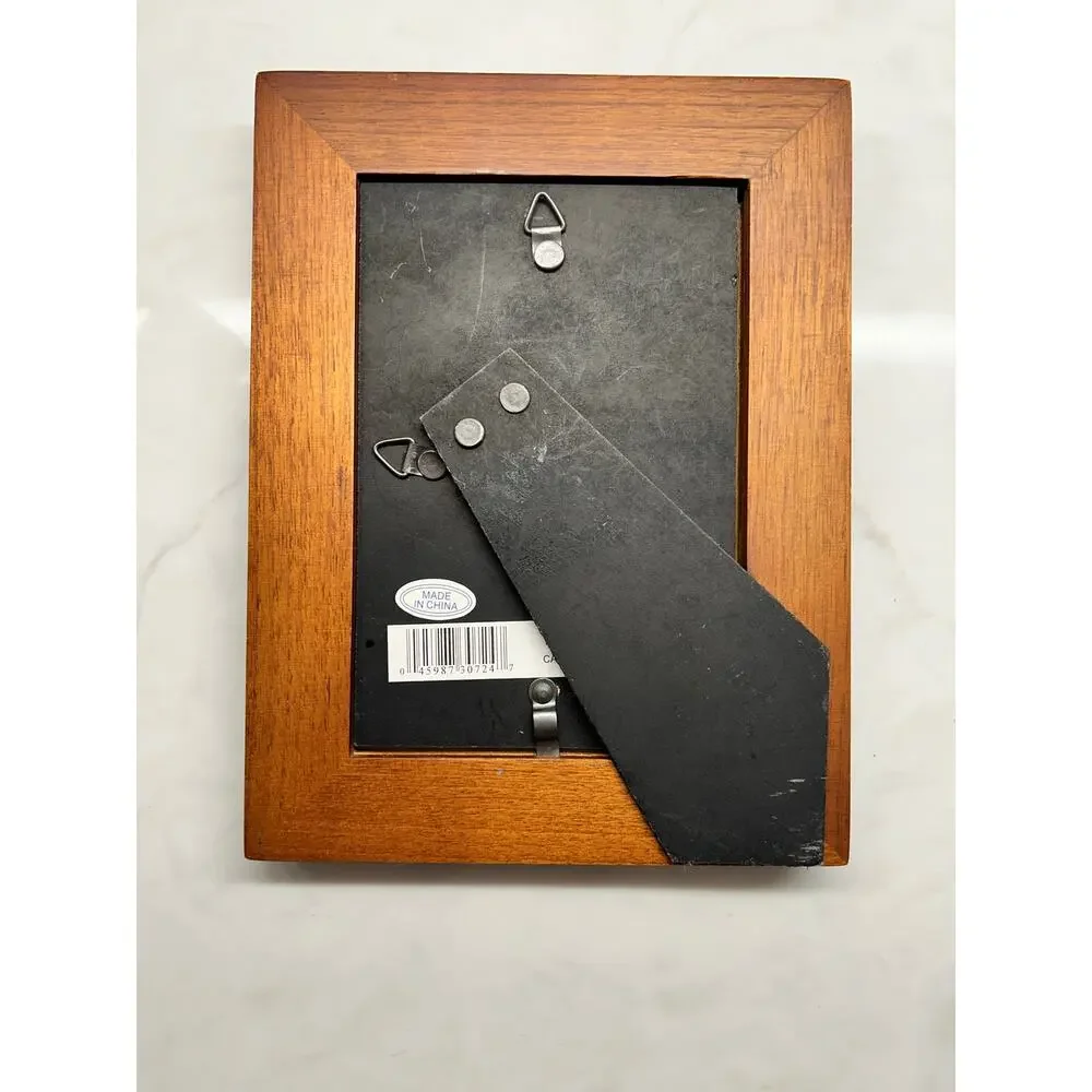 Vintage Boardroom Solid Wood Picture Frame 4x6 Philip Whitney Ltd Tabletop Frame